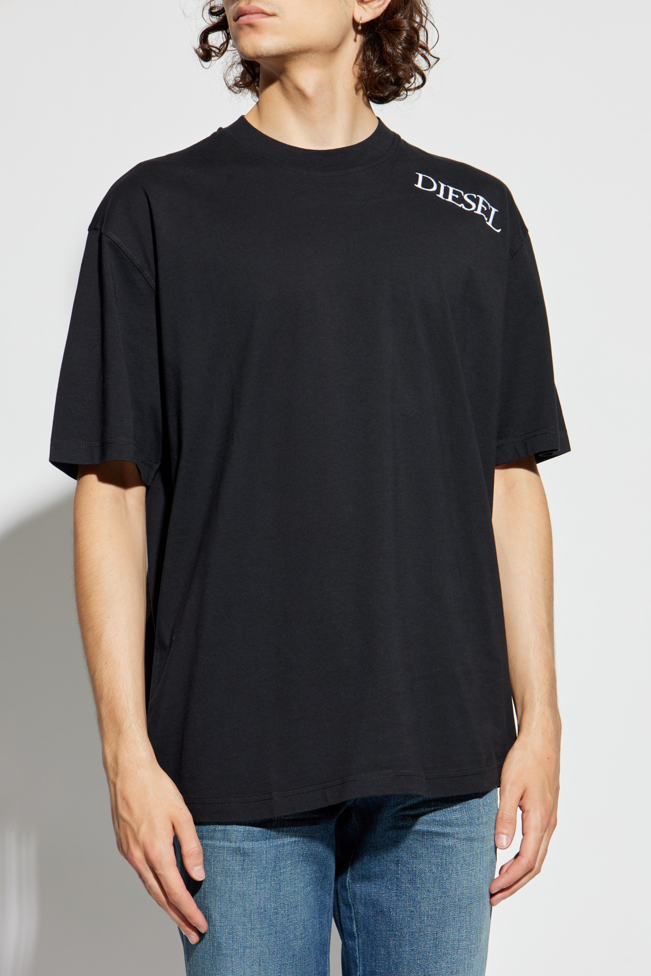 【DIESEL】関税込★T-Boggy logo T-shirt Black T-shirt 